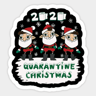 Quarantine Christmas 2020 Gnomes Sticker